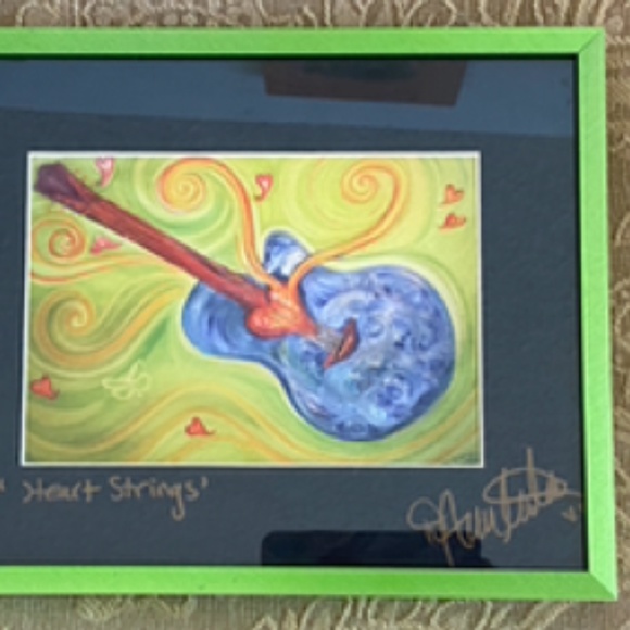 Debbie Arambula Heartstrings Signed Print-Guitar - Picture 3 of 8